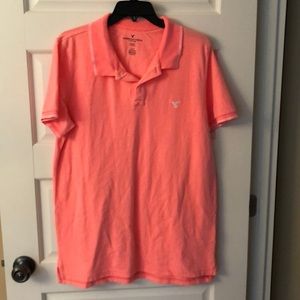 American Eagle coral polo